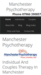 Mobile Screenshot of manchesterpsychotherapy.co.uk